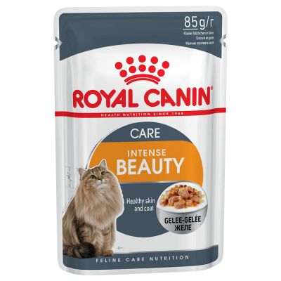 Hrana umeda Royal Canin Intense BEAUTY in Jelly Pouch 12x85g
